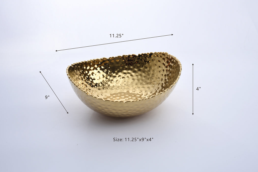 Pampa Bay Golden Millennium Large Oval Bowl