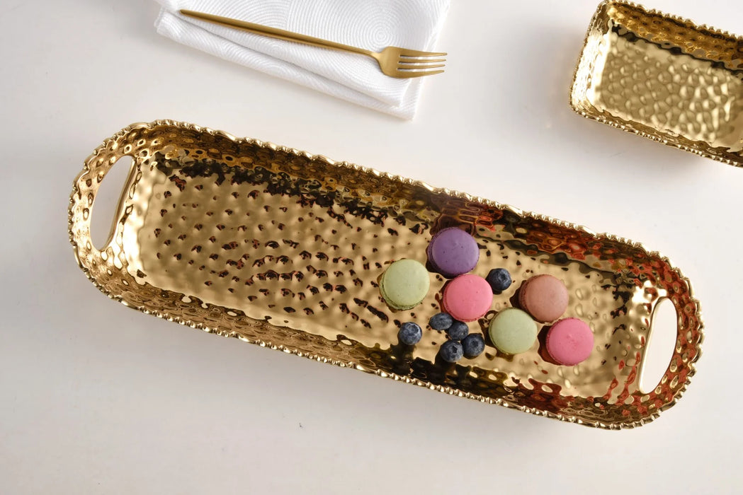 Pampa Bay Golden Millennium Long Tray With Handles
