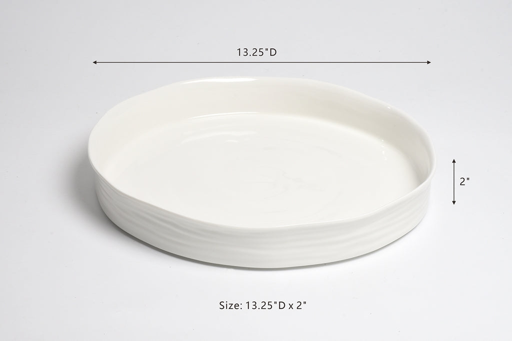 Pampa Bay Le Blanc Round Platter