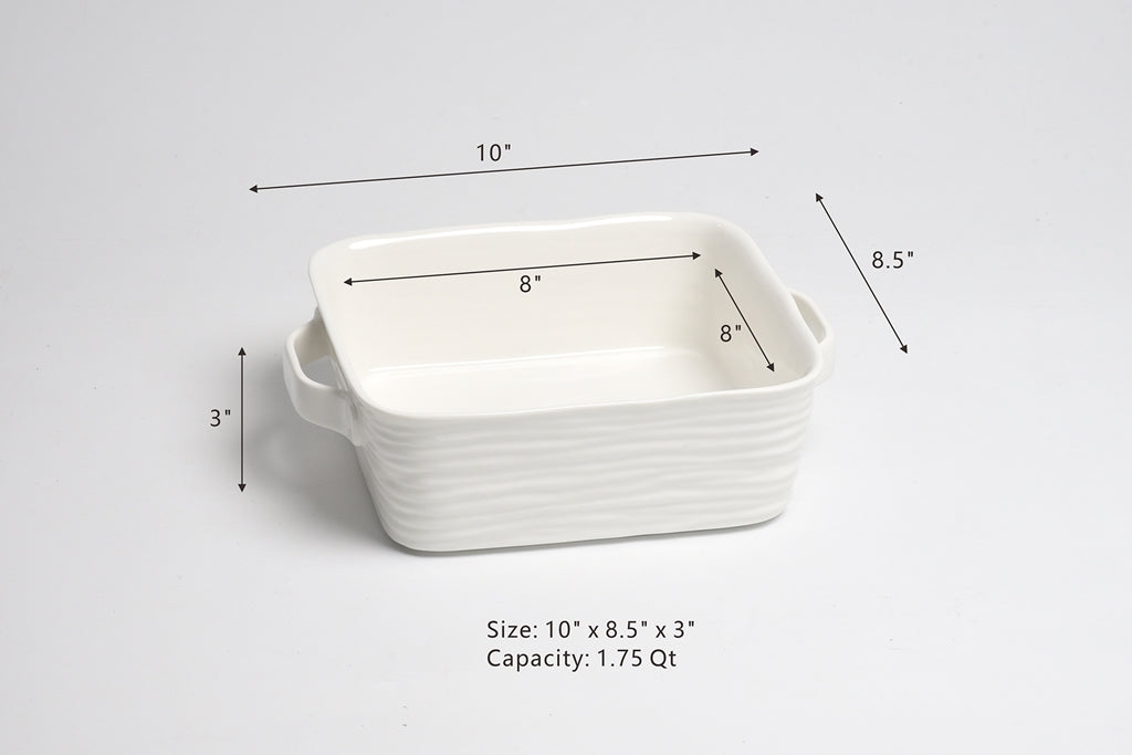 Pampa Bay Le Blanc Square Baking Dish