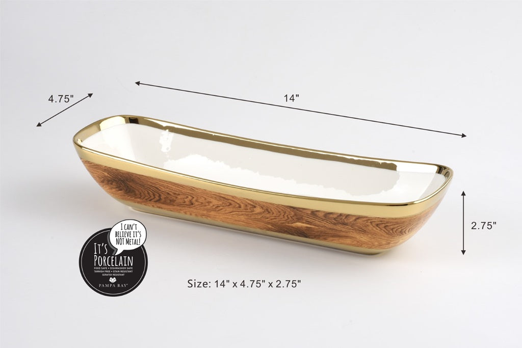 Pampa Bay Madera Deep Rectangular Server