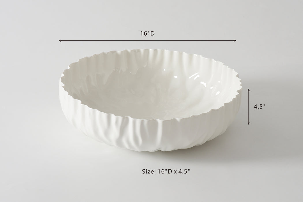 Pampa Bay Mascali Bianca Extra Large Shallow Bowl