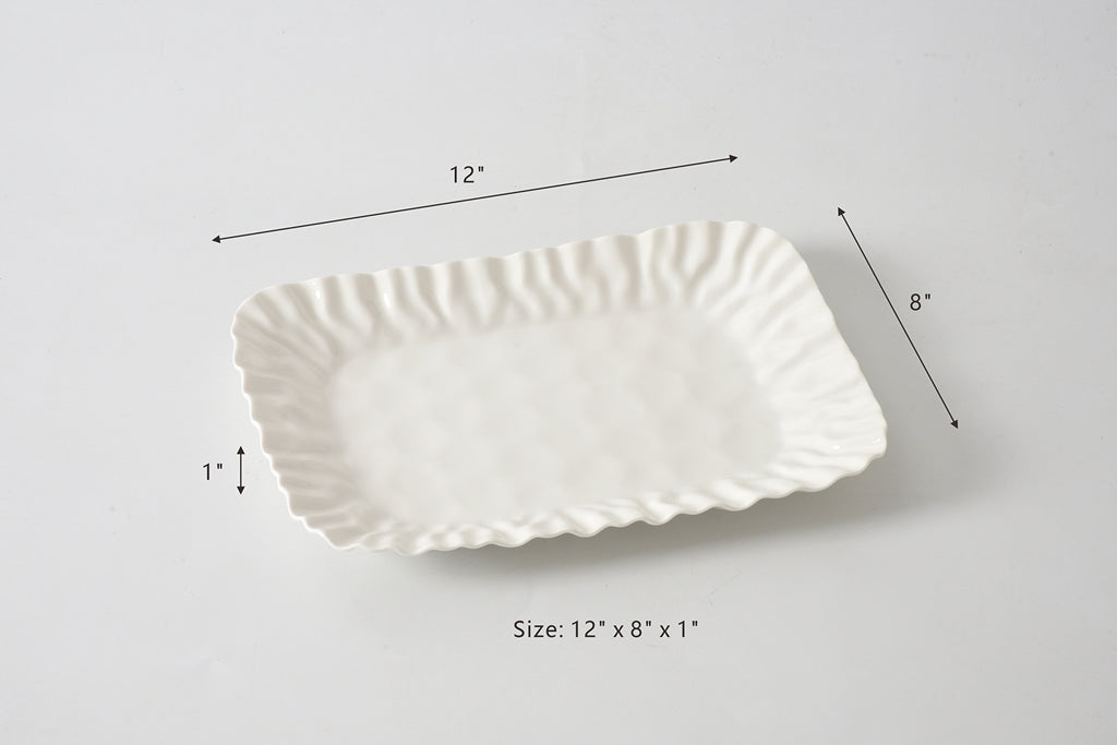 Pampa Bay Mascali Bianca Small Deep Tray