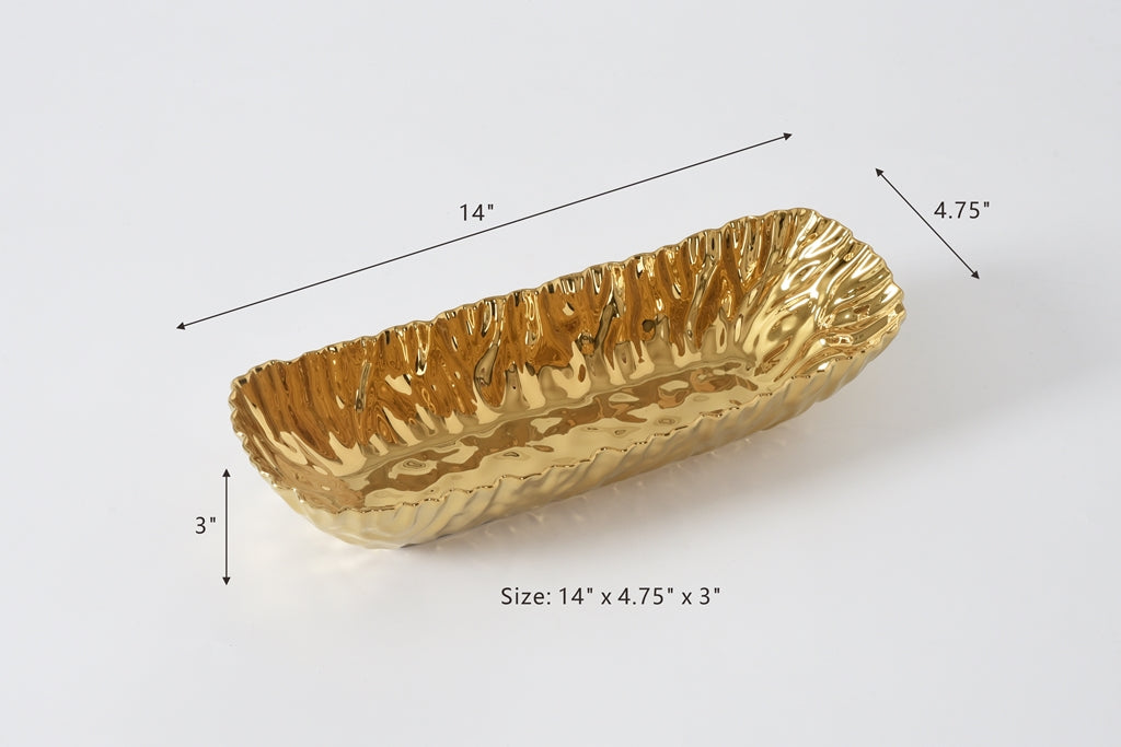 Pampa Bay Mascali D'Oro Deep Rectangular Server
