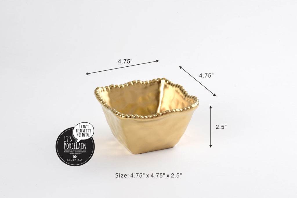 Pampa Bay Monte Carlo Square Snack Bowl