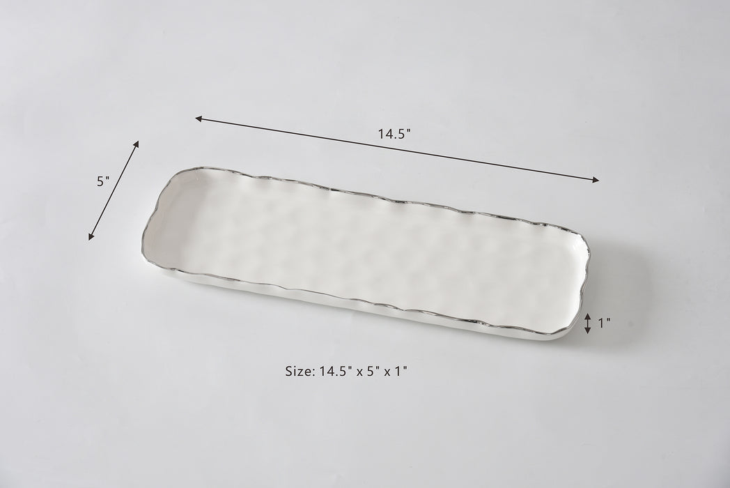 Pampa Bay Portofino Plata Long Rectangular Tray