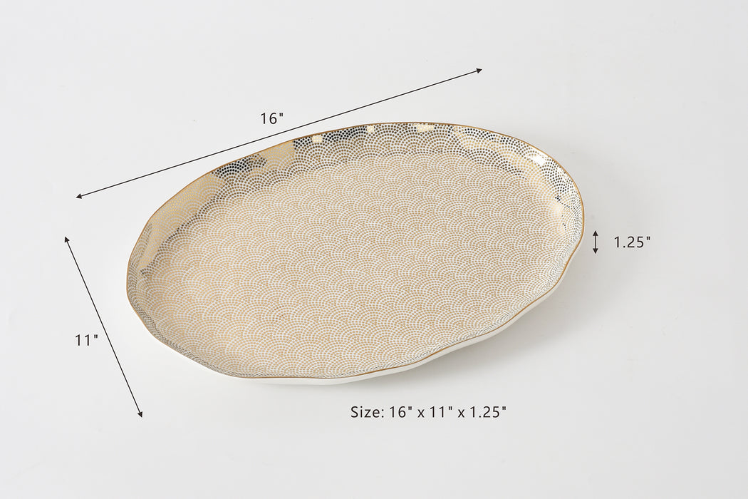 Pampa Bay Sensu Large Oval Platter
