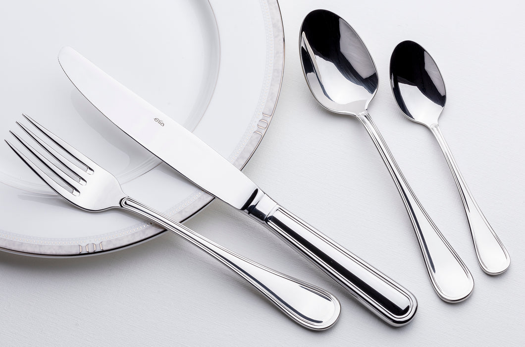 Elia R-Reed 24pc 18/10 Stainless Steel Cutlery Set (Solid Knife Handle)