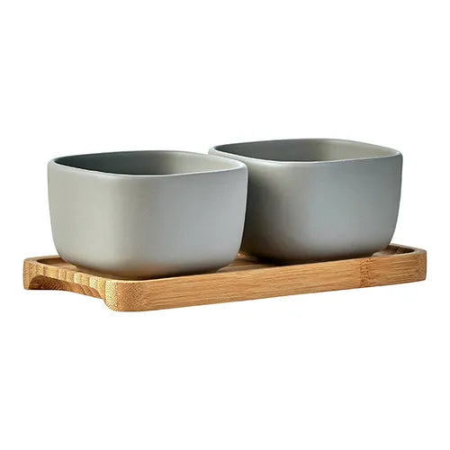 BIA S2 Share Square Bowls Grey
