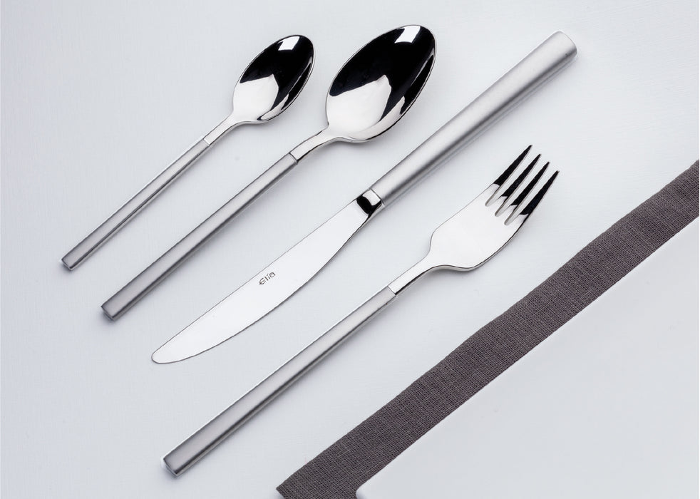 Elia Sandtone 24pc 18/10 Stainless Steel Cutlery Set