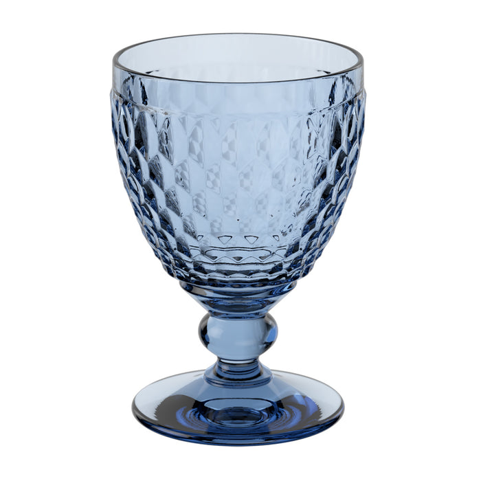 Villeroy and Boch Boston Coloured Red Wine Goblet Blue Set of 4