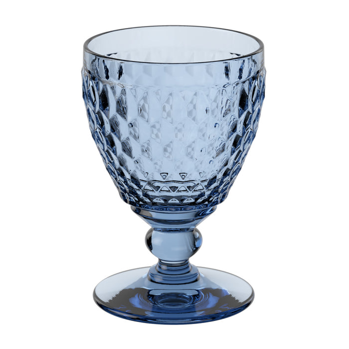 Villeroy and Boch Boston Coloured White Wine Goblet Blue Set of 4