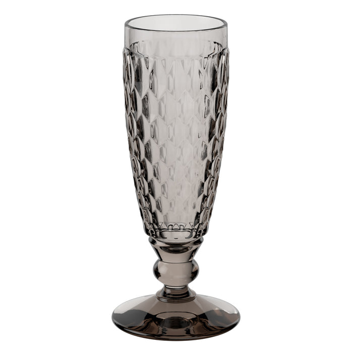 Villeroy and Boch Boston Coloured Champagne Flute Smoke Set of 4