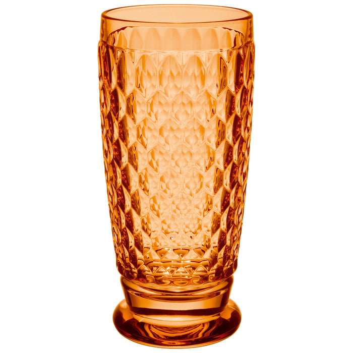 Villeroy and Boch Boston Apricot Highball Tumbler Set of 4