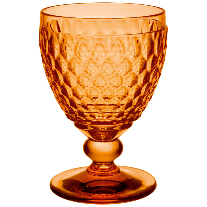 Villeroy and Boch Boston Apricot Water Goblet Set of 4