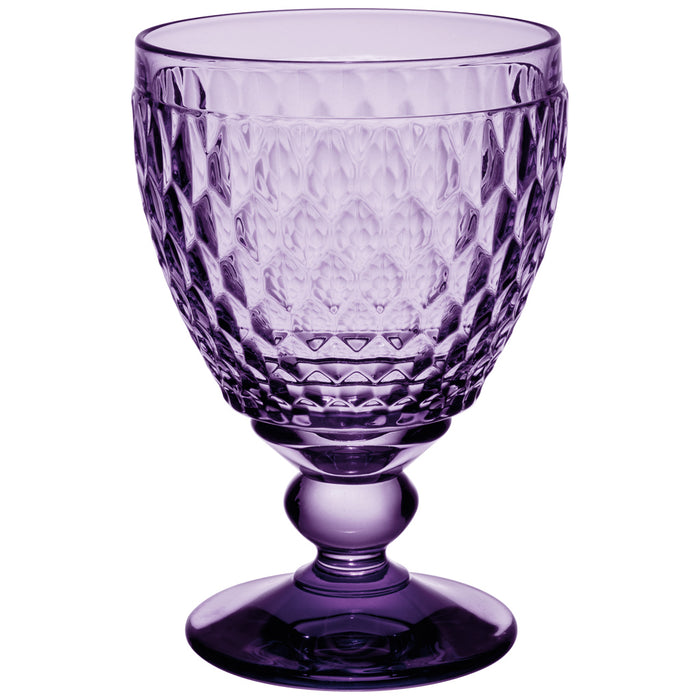 Villeroy and Boch Boston Lavender Red Wine Goblet Set of 4