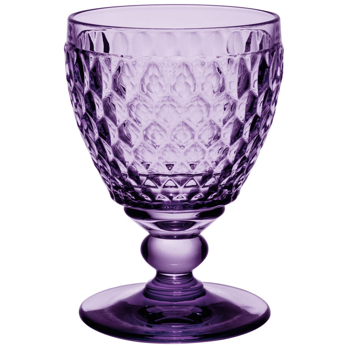 Villeroy and Boch Boston Lavender White Wine Goblet Set of 4