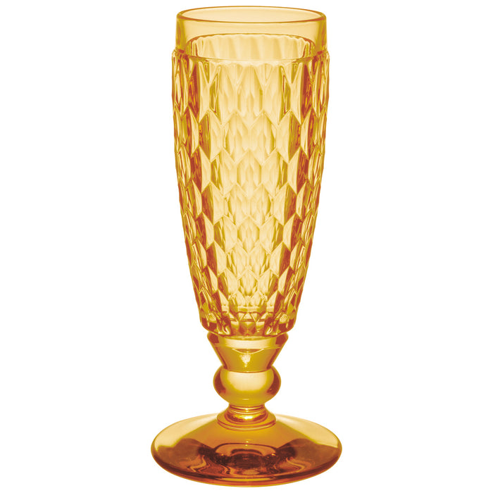 Villeroy and Boch Boston Saffron Champagne Flute Set of 4