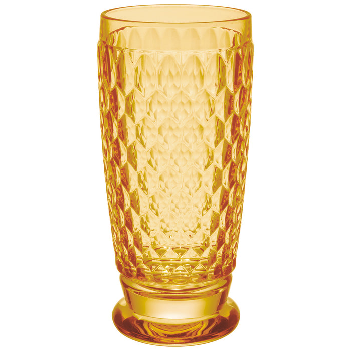 Villeroy and Boch Boston Saffron Highball/Beer Tumbler Set of 4