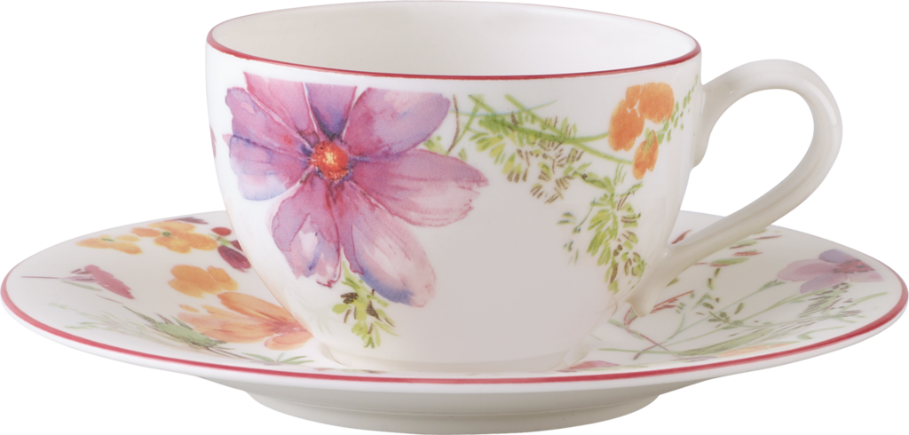 Villeroy and Boch Mariefleur Basic Coffee Cup & Saucer