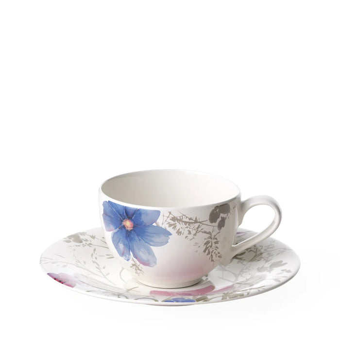 Villeroy and Boch Mariefleur Gris Basic Coffee Cup & Saucer