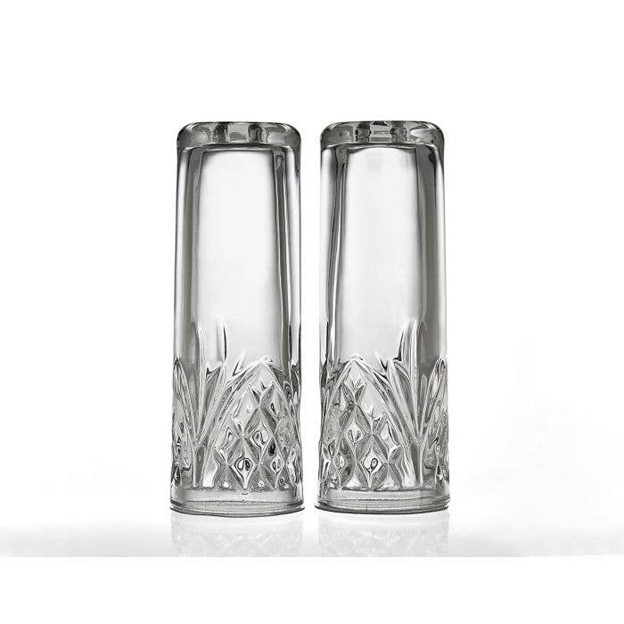 Godinger Dublin Salt & Pepper Shakers: Non Leaded Crystal