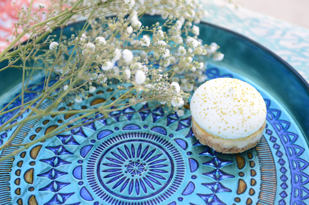 Aulica Coachella Blue Tray 34.5x34.5x4.5cm