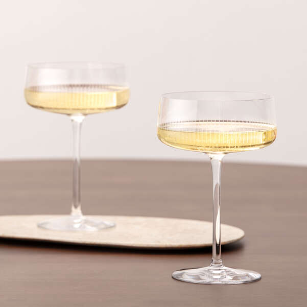 Afina Sparkling Wine/Champagne Coupe, 4 pieces 120ml