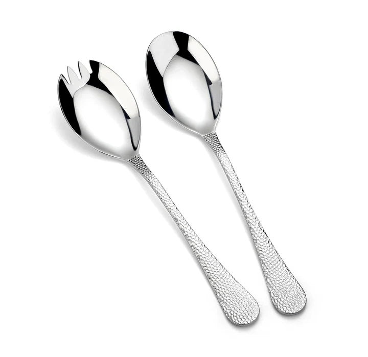 Avalon Boxed Salad Serving Spoon & Fork - Stainless Steel / Boxed