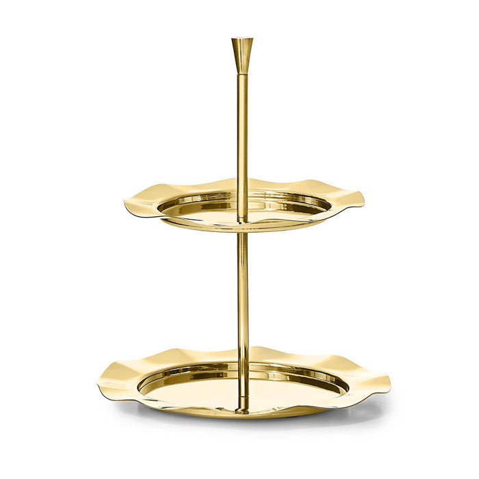 Godinger Lilliput Stainless Steel Serving Stand Gold