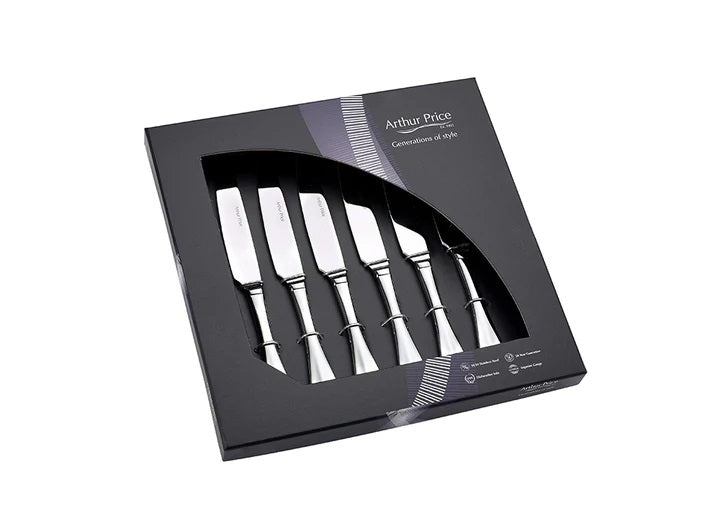 Arthur Price Classics Baguette Box of 6 Steak Knives