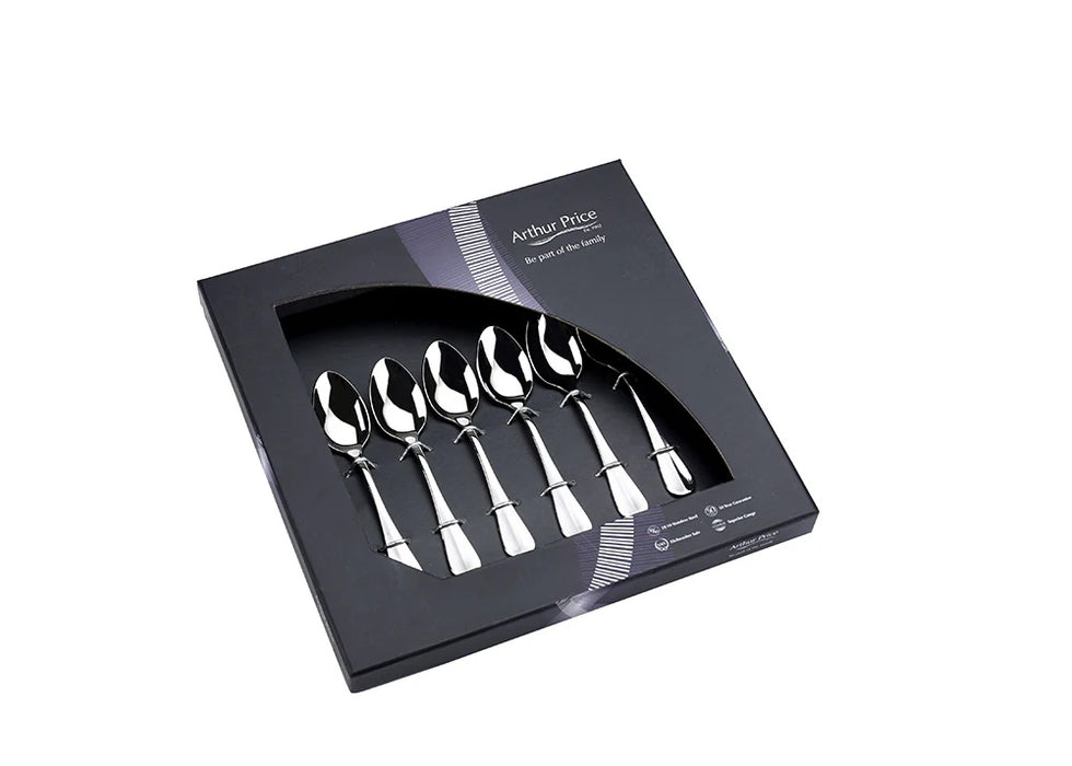 Arthur Price Classics Baguette Box of 6 Teaspoons