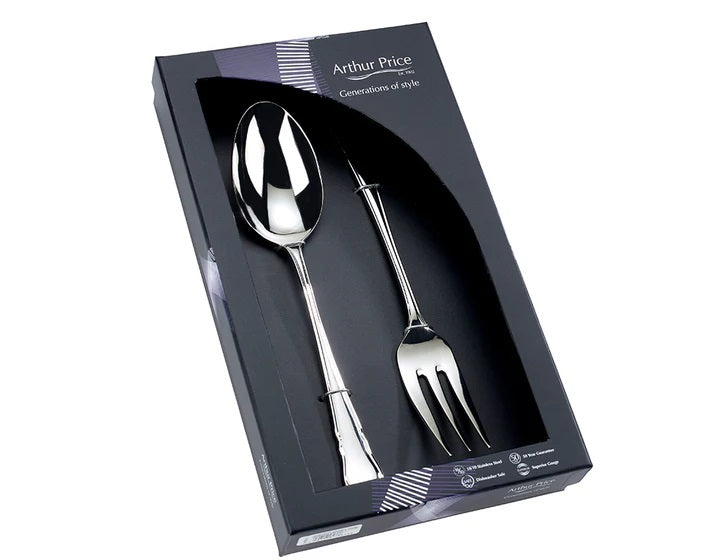 Arthur Price Classics Dubarry Box of Large Serving Spoon and Fork