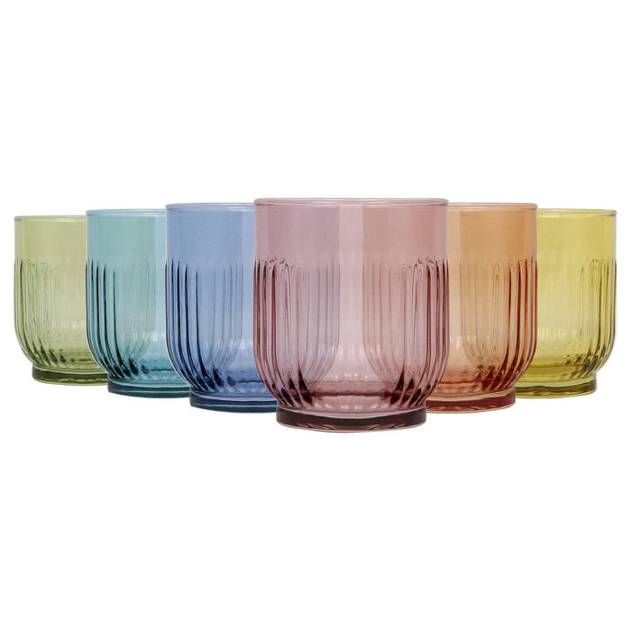 Tokyo Whiskey Glass Full Colour Set of 6