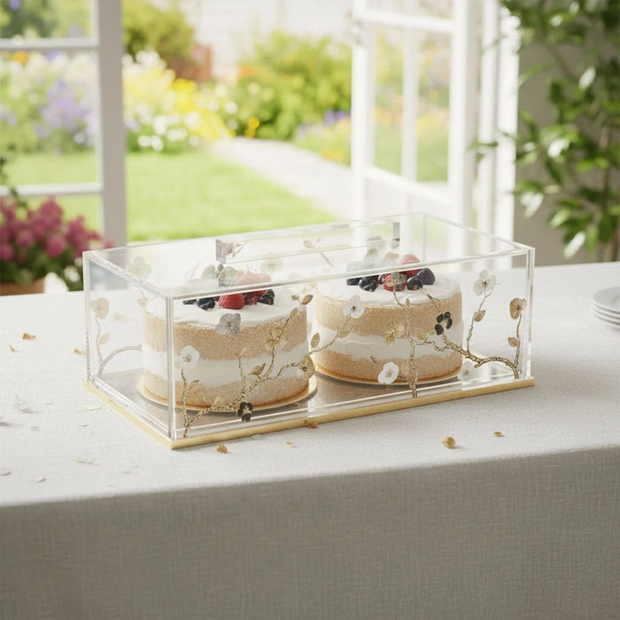 Feldart Ornate Garden Cake Log Holder