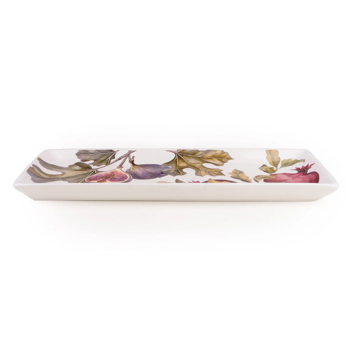 Set of 3 Dipping Bowls on Dish - Fig & Pomegranate 1pk