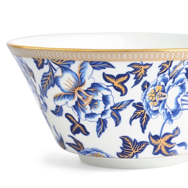 Wedgwood Blue Hibiscus Cereal Bowl