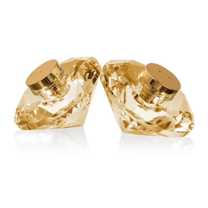 Godinger Rio Amber and Gold Salt and Pepper Set