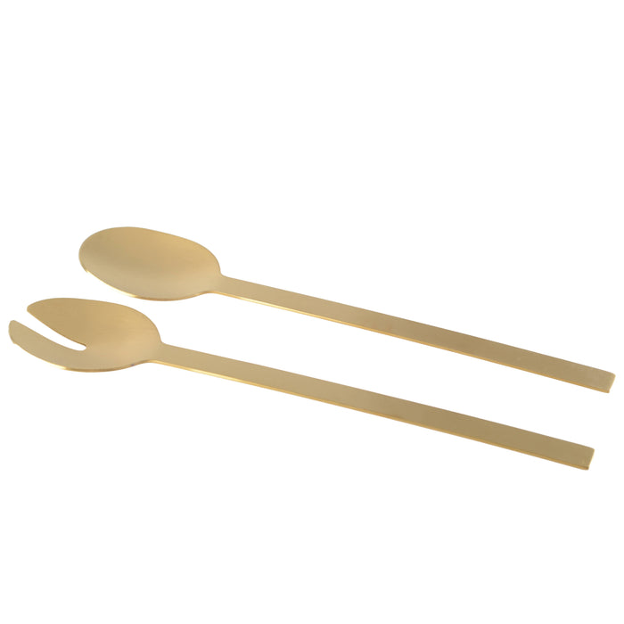 Aulica Golden Salad Cutlery