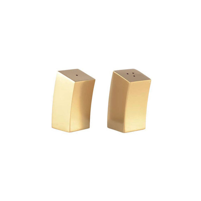 Aulica Gold Leaning Salt and Pepper Shaker 2.5x2.5x5.5cm