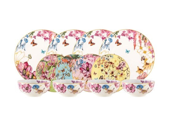 Maxwell and Williams Estelle Michaelides Enchantment Coupe Dinner Set 12 Pc