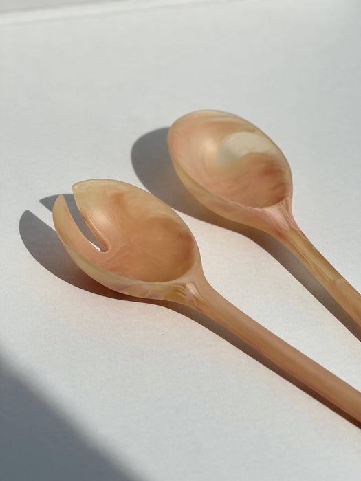 MÆGEN Salad Servers - Coral Set