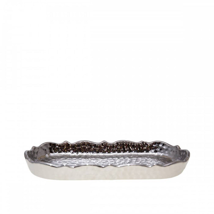 Aulica Silver rectangular dish 25x11.5x3cm