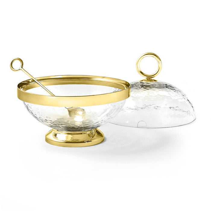 Godinger Sphere Stainless Honey Jar