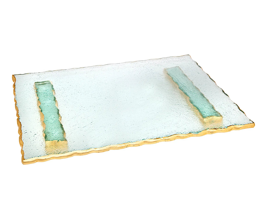 Godinger Harper Gold Raw Edge Challah Board