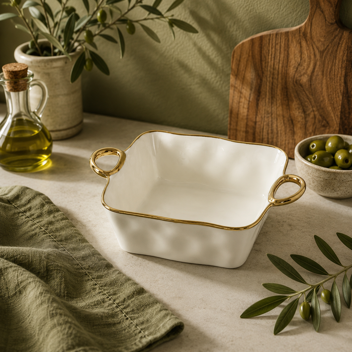 Pampa Bay Golden Handles 8″ x 8″ Square Baking Dish