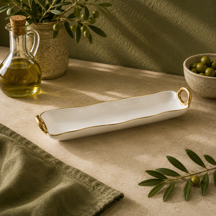 Pampa Bay Golden Handles Cracker Tray