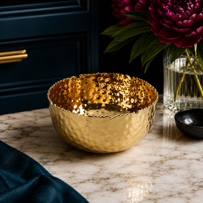 Pampa Bay Golden Millennium Large Round Serving Bowl
