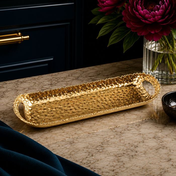 Pampa Bay Golden Millennium Long Tray With Handles