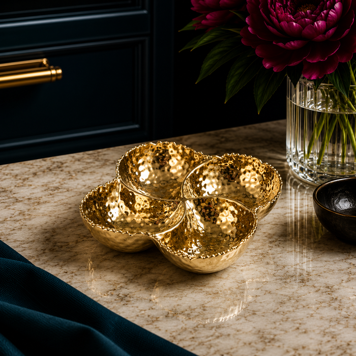 Pampa Bay Golden Millennium 4 Section Bowl